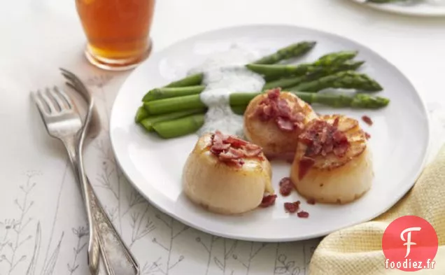 Pétoncles poêlés pour deux