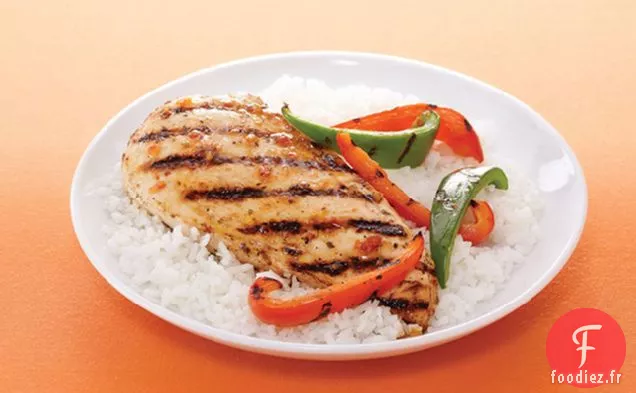 Poulet et Légumes Grillés aux Tomates Séchées au Soleil