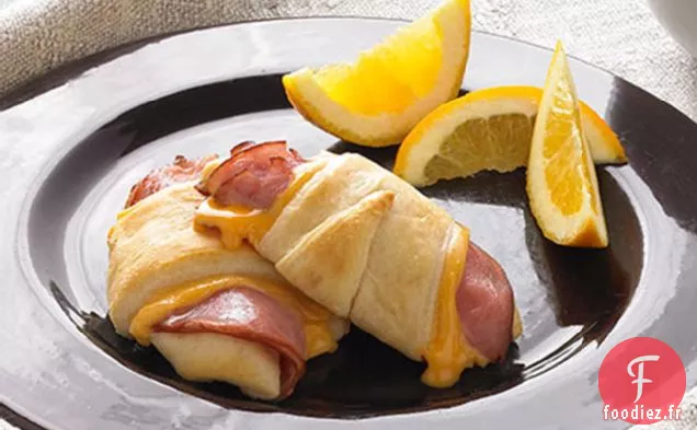 Rouleaux de Jambon et Fromage Chauds