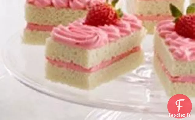 Gâteaux au Champagne aux Fraises