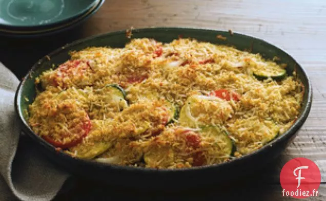 Ratatouille Croustillante Au Parmesan