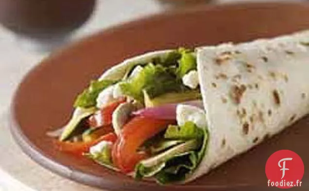 Wraps de Légumes Grecs
