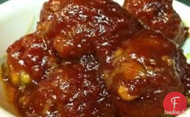 Boulettes de Viande BBQ Cuites au Four