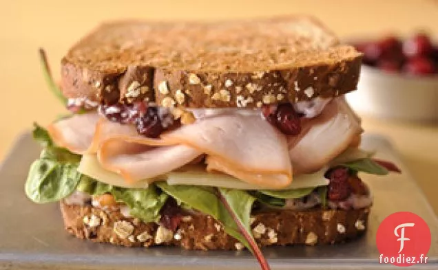 Sandwich à la Dinde et aux Baies