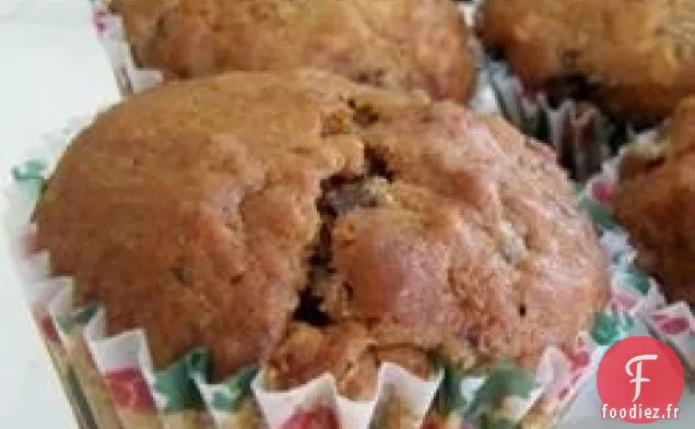 Muffins aux Fruits et Noix Sans Sucre