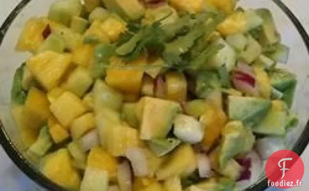 Salade d'Ananas à l'Avocat