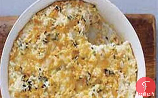 Casserole de Riz au Fromage et de Maïs
