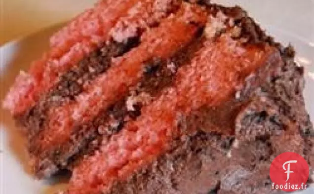 Gâteau aux Fraises Au Chocolat