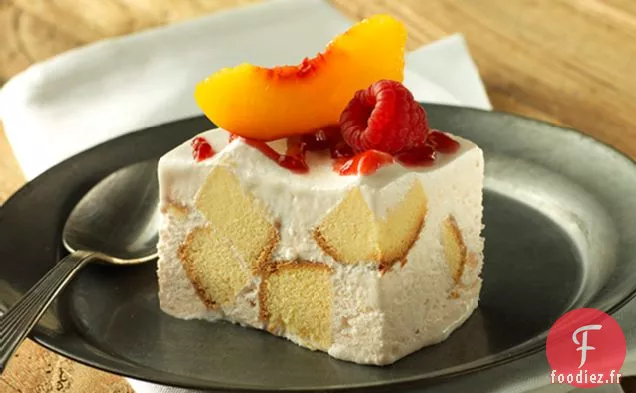 Carrés de Shortcake aux Pêches Congelés