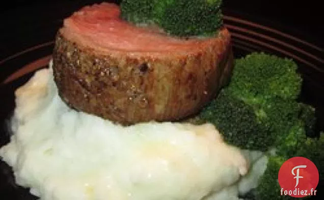 Filet de Bœuf Rôti à la Poêle au Beurre Brun au Gingembre et au Shiitake