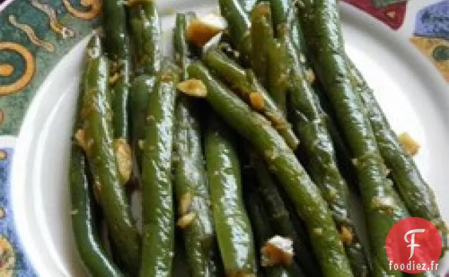 Haricots Verts Au Miel Et au Gingembre