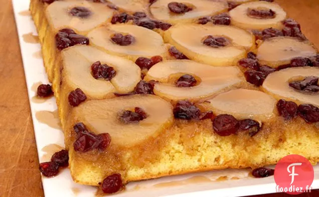Gâteau aux Poires à l'envers