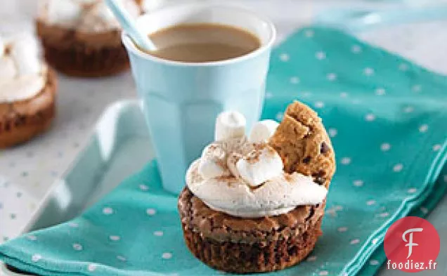 Cupcakes au Chocolat Chaud - Brownie