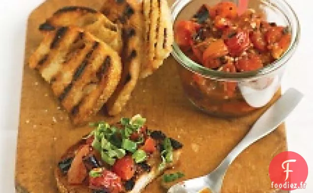 Bruschetta aux Tomates Grillées