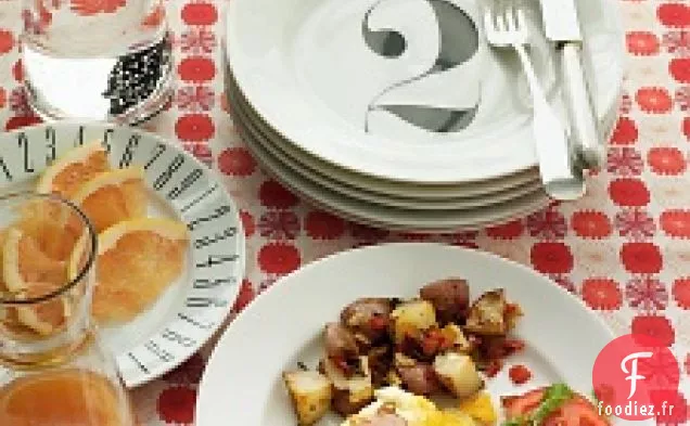 Tomates À La Vinaigrette Au Basilic