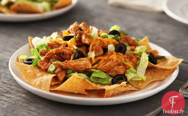 Salade de Tacos au Poulet Chaud