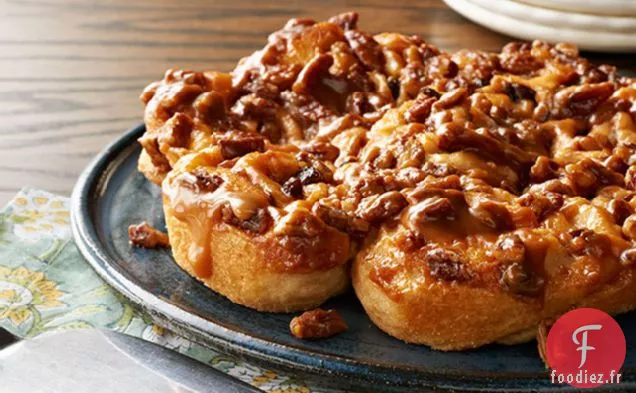 Brioches Collantes Au Caramel Faciles