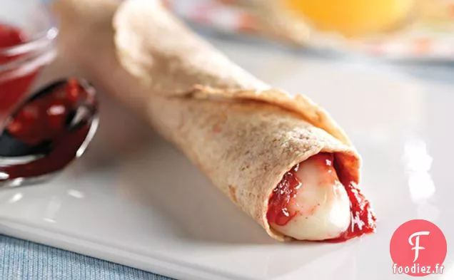 Collation Rapide au Fromage Tortilla-Ficelle