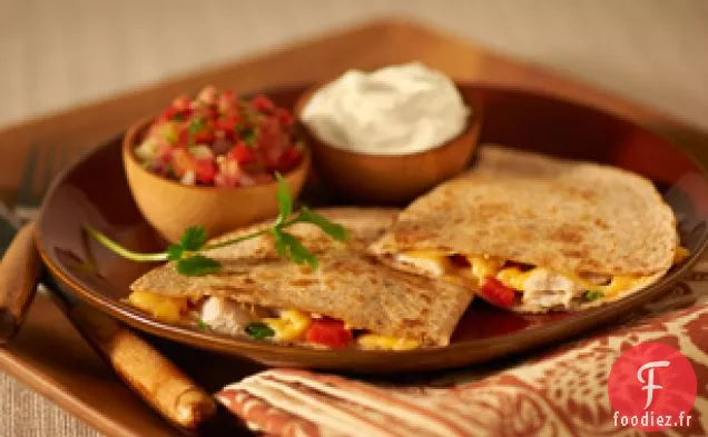 Quesadilla de Dinde Rôtie