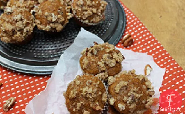 Mini Muffins Streusel à la Citrouille