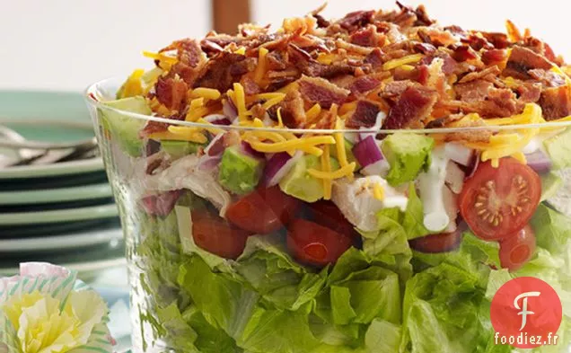 Salade de Cobb en Couches