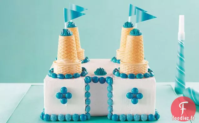 Gâteau de Château de Neige