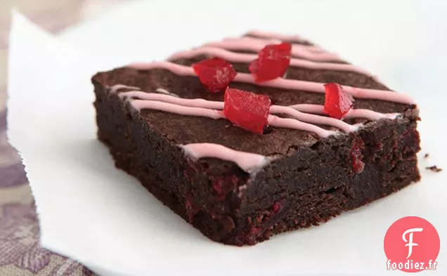 Barres de Fudge Chocolat-Cerise