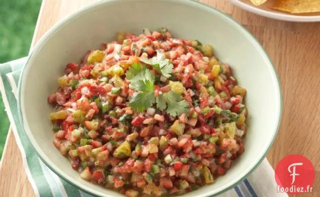Salsa aux fraises et Jalapã±o