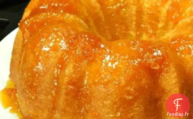Gâteau à l'Eau-de-Vie aux Abricots et au Schnaps aux Pêches