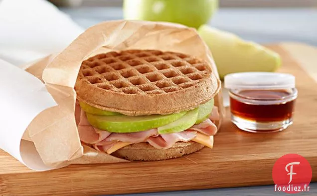 Sandwich aux Pommes et Gaufres