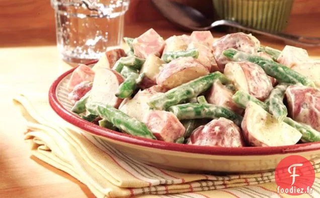Salade de Haricots Verts, Pommes de Terre Neuves et Jambon