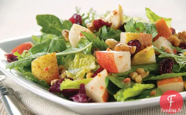 Salade de Poires et Canneberges