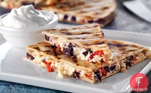 Quesadillas Méditerranéennes Grillées
