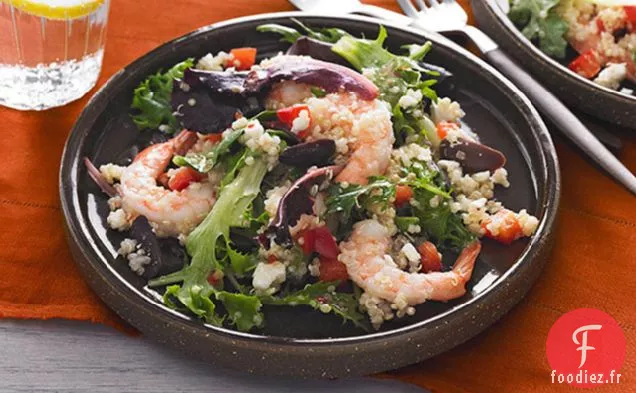 Salade de Quinoa et Crevettes