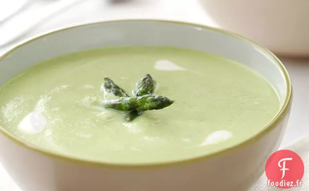 Soupe D'Asperges À La Crème