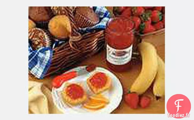 ASSURER.JELL Confiture de Fraises Et de Bananes