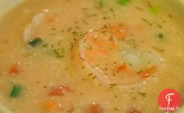 Soupe Épicée aux Crevettes et aux Haricots Rouges
