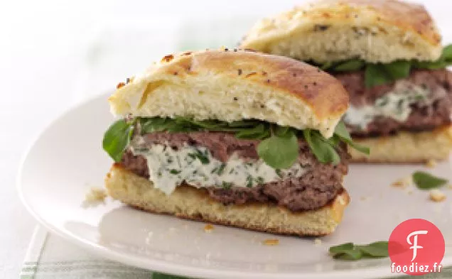 Hamburgers d'Agneau Moulu Farcis