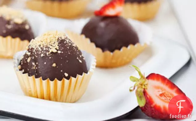 Les bouchées de Cheesecake aux fraises de Bri Emeryâ€™