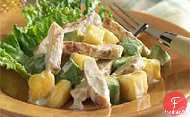 Salade d'Été au Poulet à la Mangue
