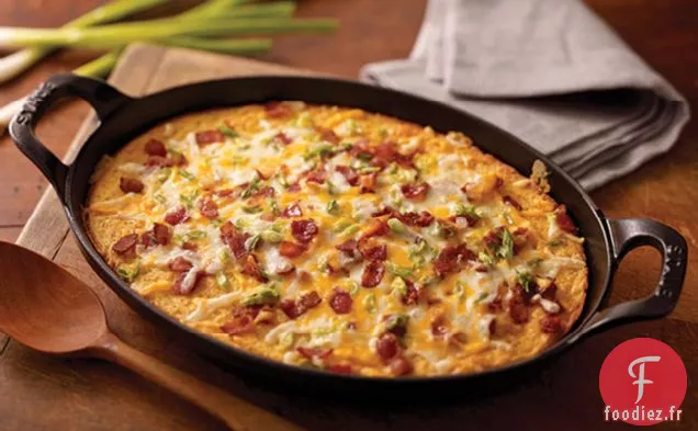 Casserole de Maïs avec Mélange de Trois Fromages