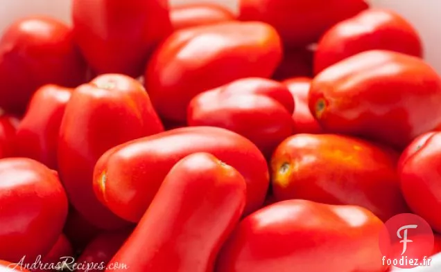 Tomates rôties lentement