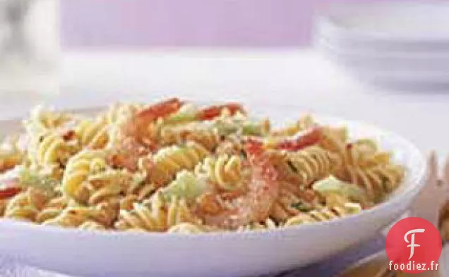 Salade de Nouilles aux Crevettes et au Concombre