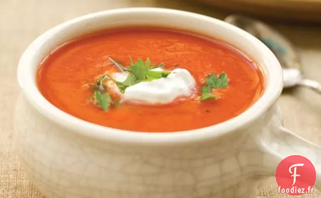 Soupe de Tomates Habillée