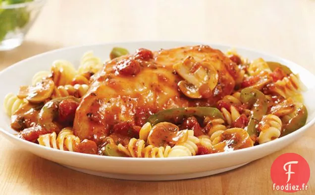 Cacciatore de Poulet à la Mijoteuse Simple