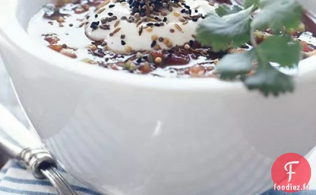 Soupe de tomates aux épices indiennes