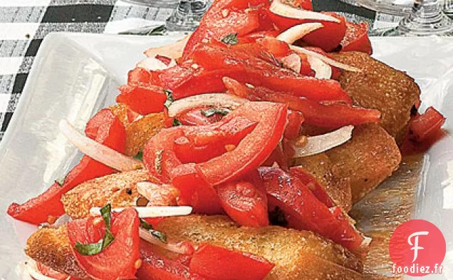 Bruschetta aux Tomates Grillées