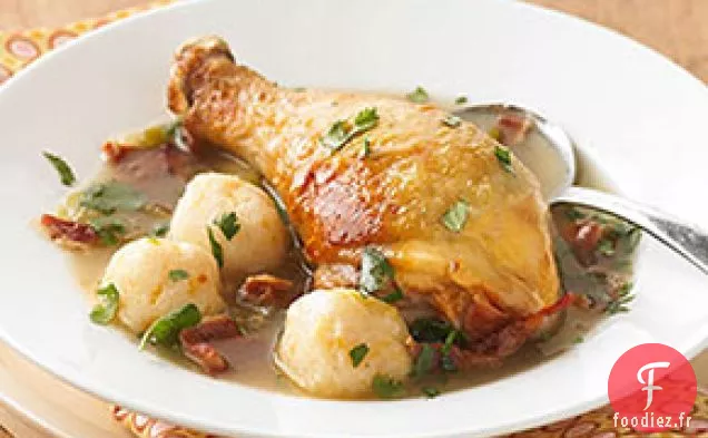 Poulet et Boulettes dans la Salsa Verte