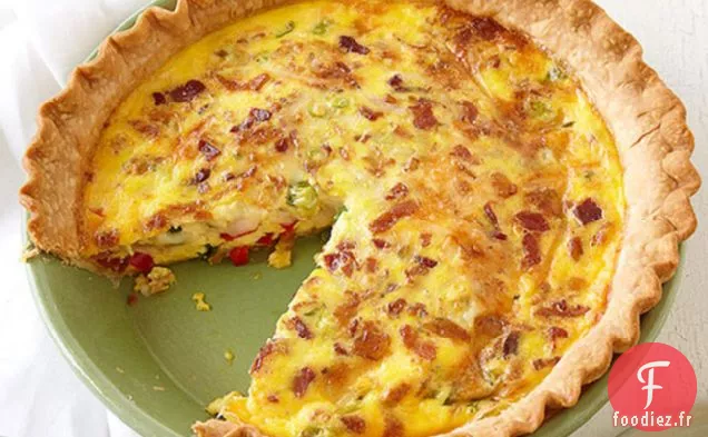 Quiche au Fromage et au Bacon