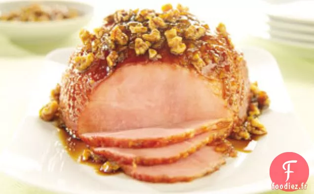 Jambon avec Glaçage aux Noix